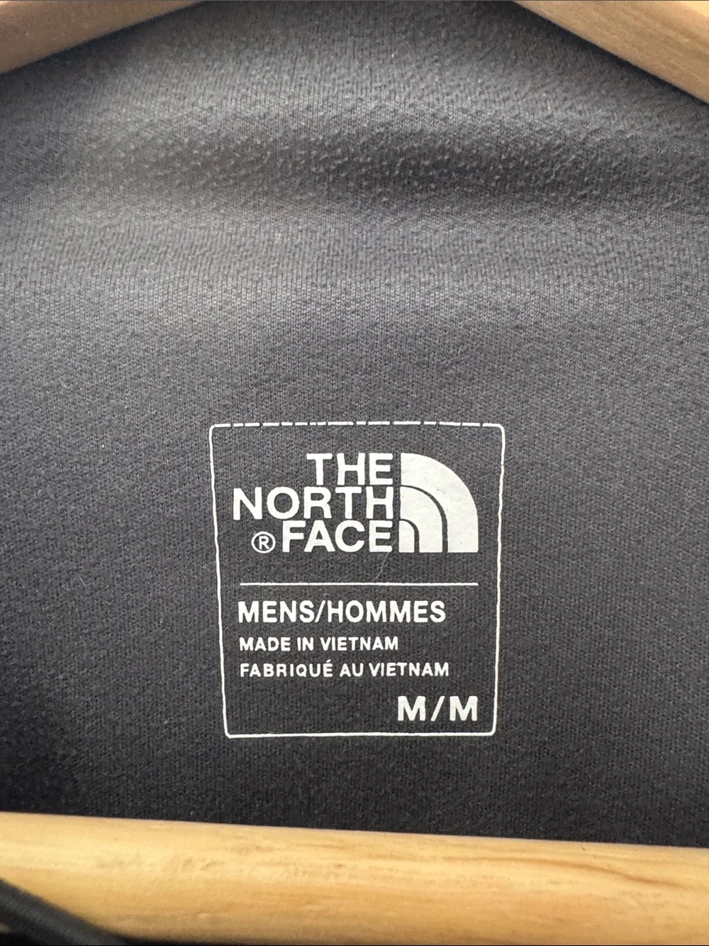 The North Face Black WindBreaker Light Jacket with Gray Sleeve Panels Hood